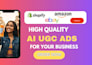 create high quality ai ugc videos with realistic actors